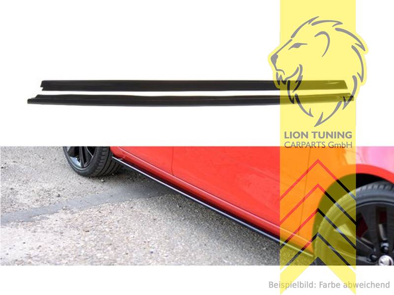 schwarz glänzend, ABS Kunststoff, Eintragungsfrei / mit ABE