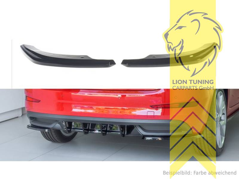 schwarz glänzend, ABS Kunststoff, Eintragungsfrei / mit ABE