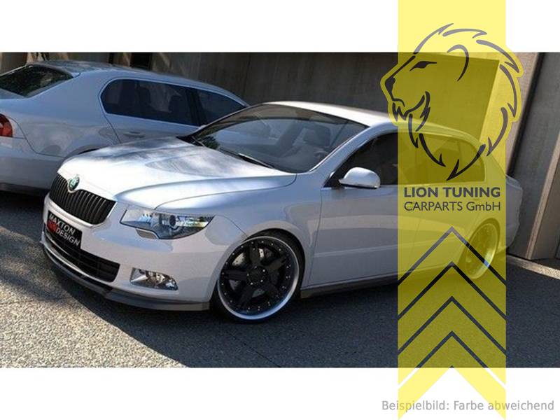 schwarz glänzend, ABS Kunststoff, Eintragungsfrei / mit ABE