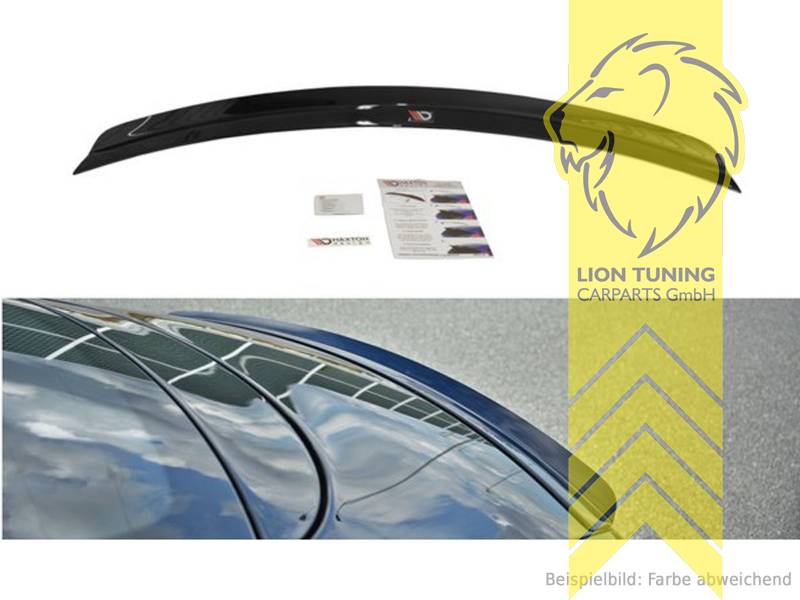 schwarz glänzend, ABS Kunststoff, Eintragungsfrei / mit ABE