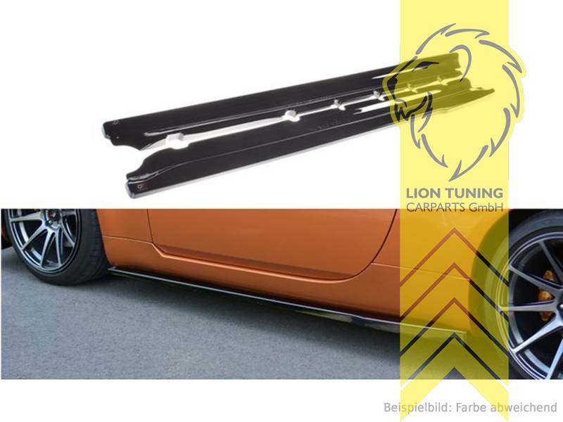 schwarz glänzend, ABS Kunststoff, Eintragungsfrei / mit ABE