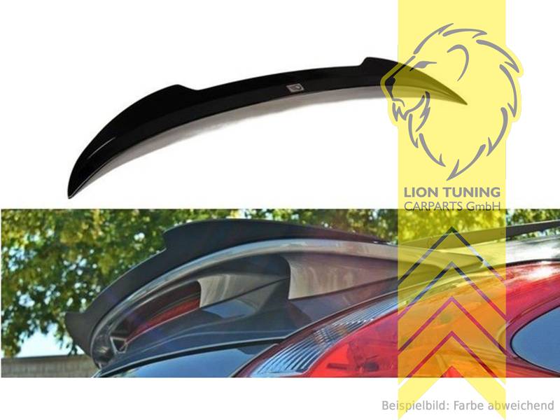 schwarz glänzend, ABS Kunststoff, Eintragungsfrei / mit ABE