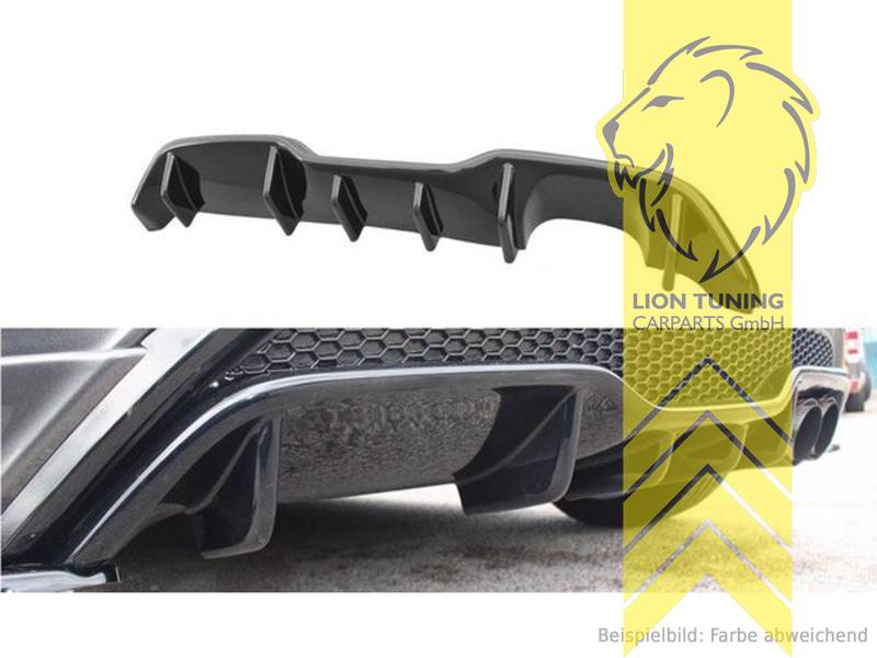 schwarz glänzend, ABS Kunststoff, Eintragungsfrei / mit ABE