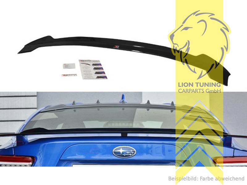 schwarz glänzend, ABS Kunststoff, Eintragungsfrei / mit ABE