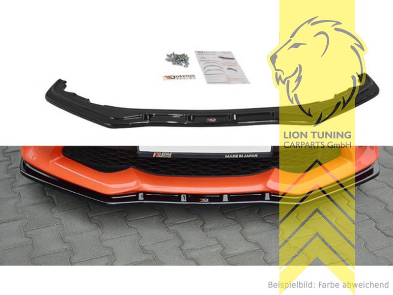 schwarz glänzend, ABS Kunststoff, Eintragungsfrei / mit ABE