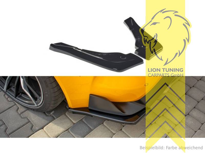 schwarz glänzend, ABS Kunststoff, Eintragungsfrei / mit ABE