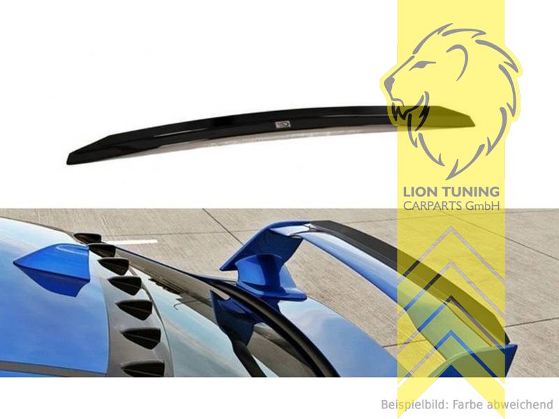 schwarz glänzend, ABS Kunststoff, Eintragungsfrei / mit ABE