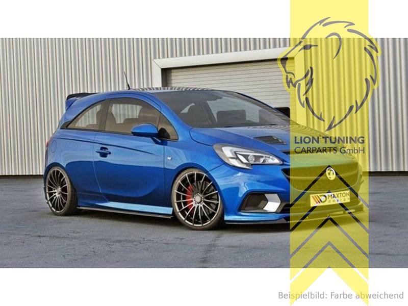 schwarz glänzend, ABS Kunststoff, Eintragungsfrei / mit ABE