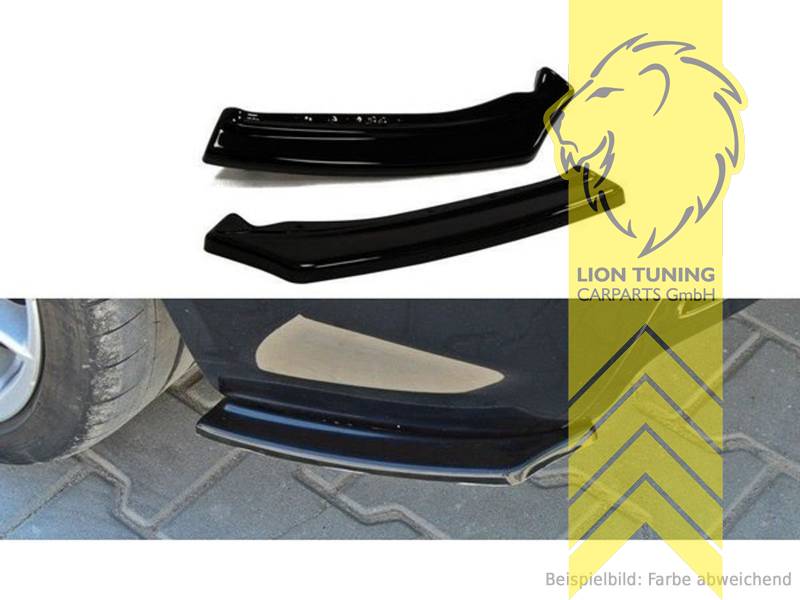 schwarz glänzend, ABS Kunststoff, Eintragungsfrei / mit ABE