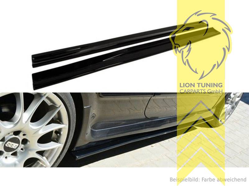 schwarz glänzend, ABS Kunststoff, Eintragungsfrei / mit ABE