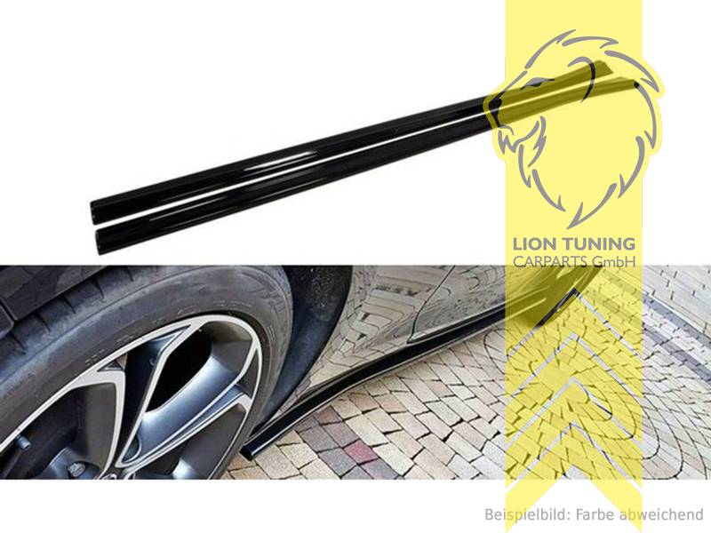 schwarz glänzend, ABS Kunststoff, Eintragungsfrei / mit ABE