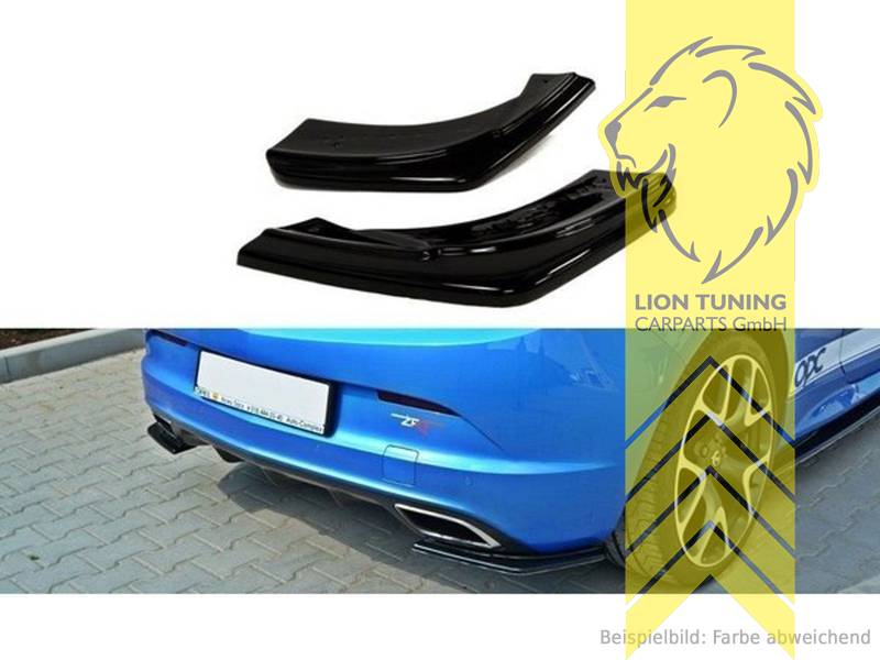 schwarz glänzend, ABS Kunststoff, Eintragungsfrei / mit ABE