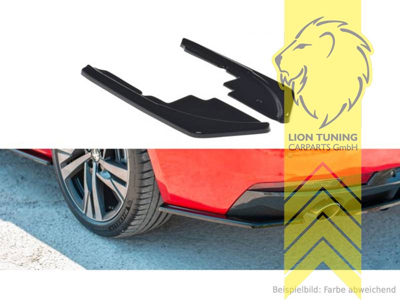 schwarz glänzend, ABS Kunststoff, Eintragungsfrei / mit ABE