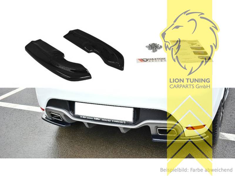 schwarz glänzend, ABS Kunststoff, Eintragungsfrei / mit ABE