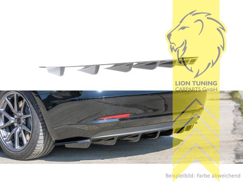 schwarz glänzend, ABS Kunststoff, Eintragungsfrei / mit ABE