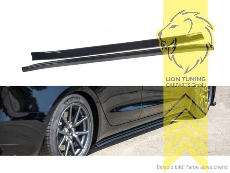 schwarz glänzend, ABS Kunststoff, Eintragungsfrei / mit ABE