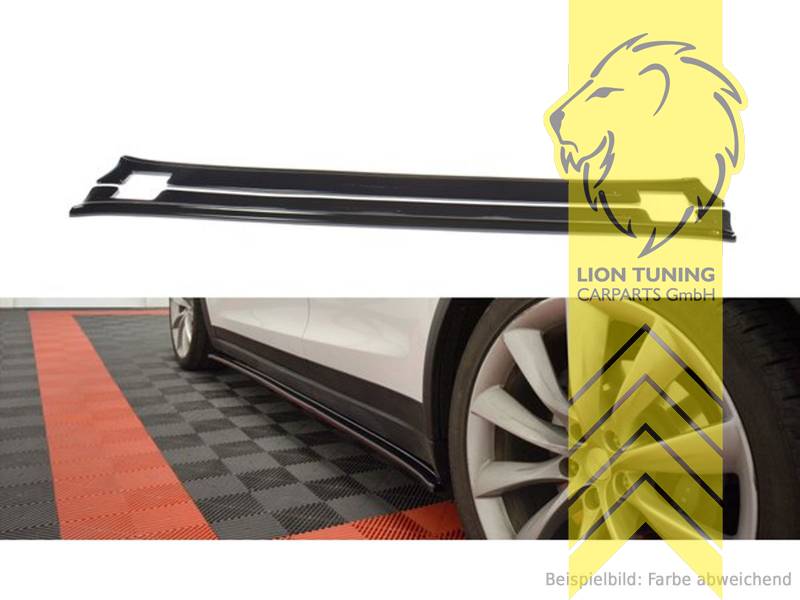 schwarz glänzend, ABS Kunststoff, Eintragungsfrei / mit ABE