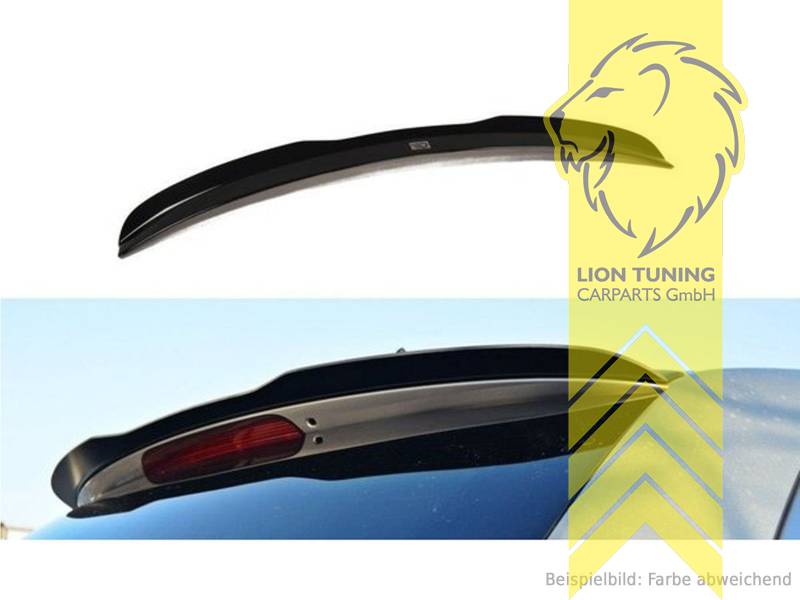 schwarz glänzend, ABS Kunststoff, Eintragungsfrei / mit ABE