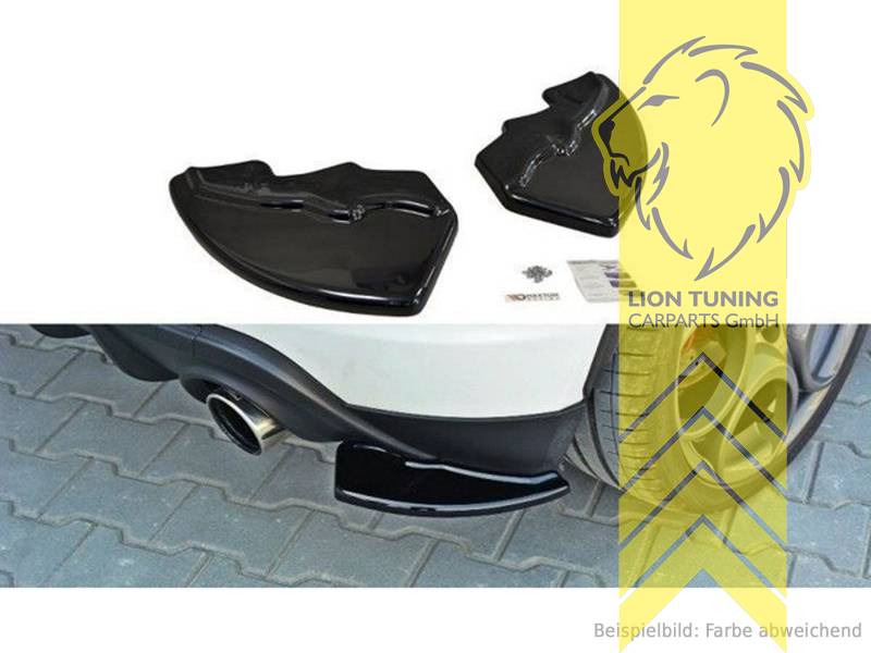 schwarz matt, ABS Kunststoff, Eintragungsfrei / mit ABE