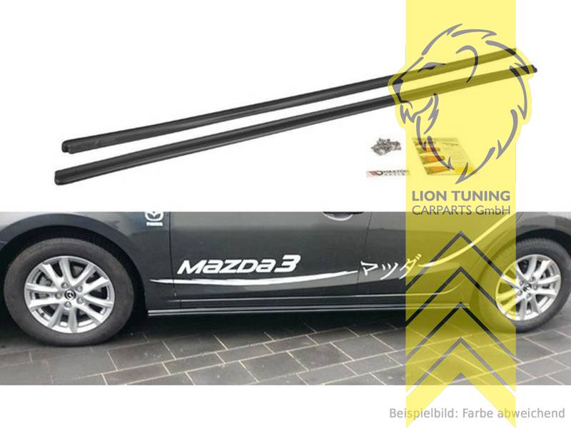 schwarz glänzend, ABS Kunststoff, Eintragungsfrei / mit ABE