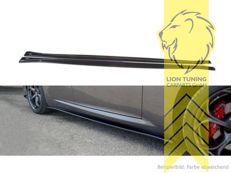 schwarz glänzend, ABS Kunststoff, Eintragungsfrei / mit ABE