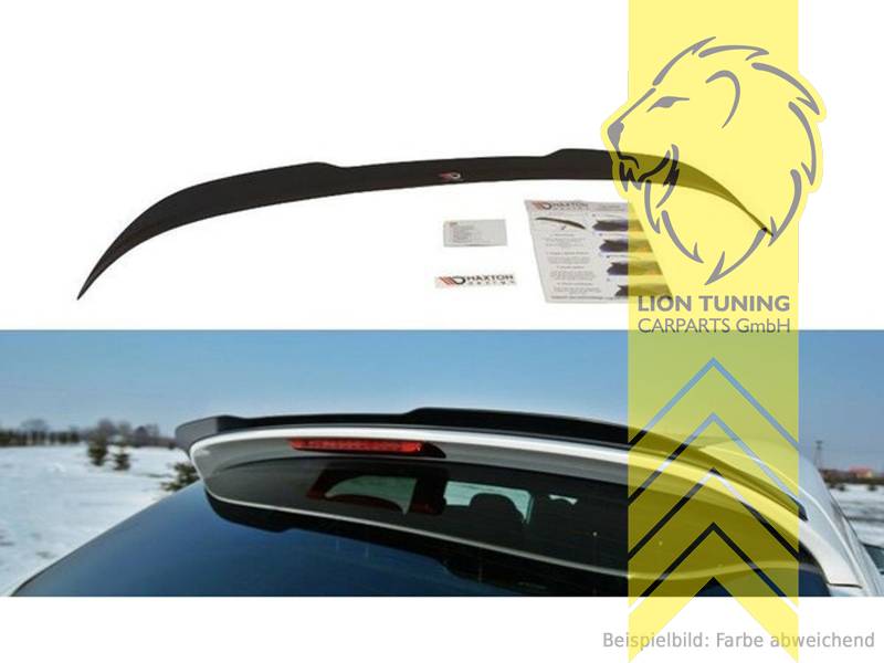 schwarz glänzend, ABS Kunststoff, Eintragungsfrei / mit ABE