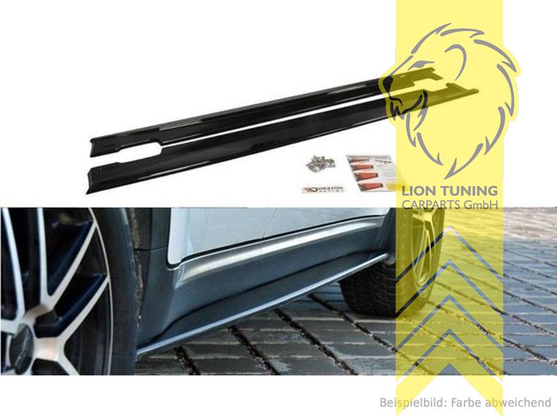 schwarz glänzend, ABS Kunststoff, Eintragungsfrei / mit ABE