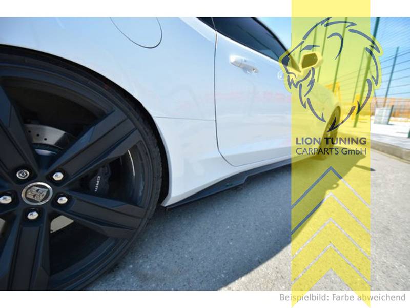 schwarz glänzend, ABS Kunststoff, Eintragungsfrei / mit ABE