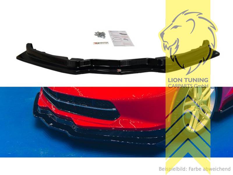 schwarz glänzend, ABS Kunststoff, Eintragungsfrei / mit ABE