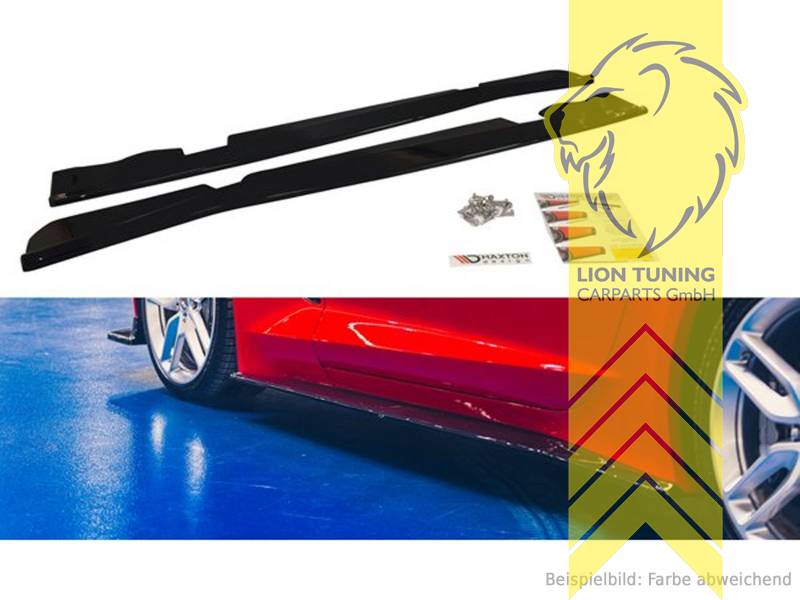 schwarz glänzend, ABS Kunststoff, Eintragungsfrei / mit ABE