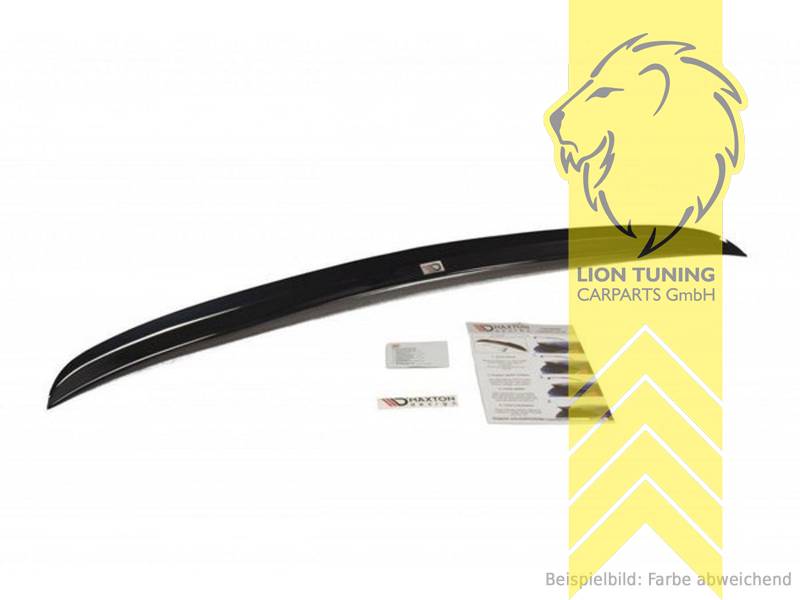 schwarz glänzend, ABS Kunststoff, Eintragungsfrei / mit ABE