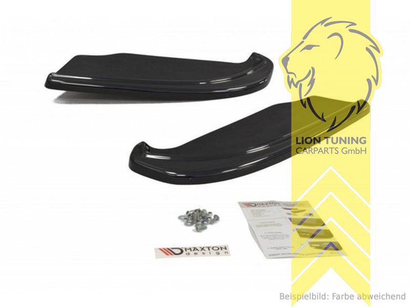 schwarz glänzend, ABS Kunststoff, Eintragungsfrei / mit ABE