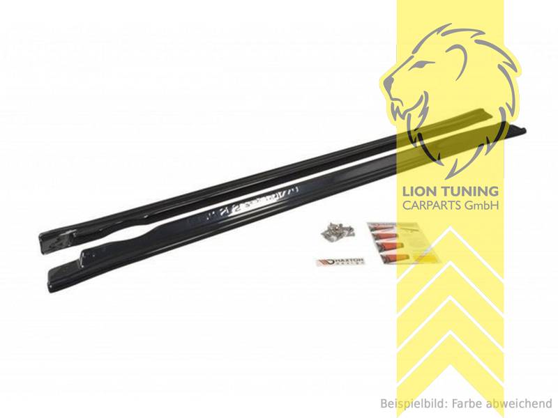 schwarz glänzend, ABS Kunststoff, Eintragungsfrei / mit ABE