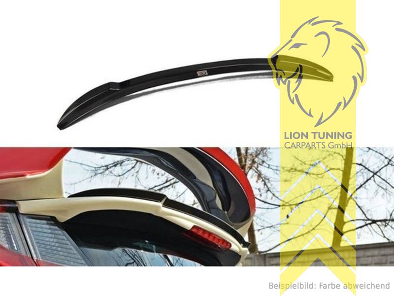 schwarz glänzend, ABS Kunststoff, Eintragungsfrei / mit ABE