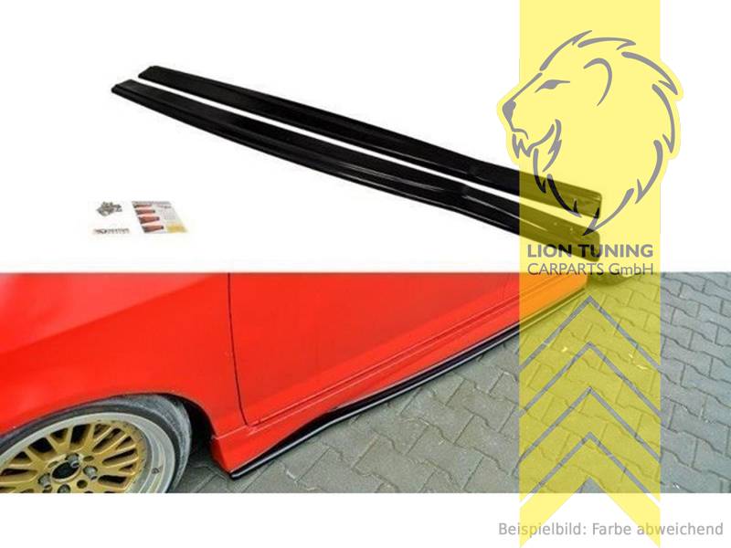 schwarz glänzend, ABS Kunststoff, Eintragungsfrei / mit ABE