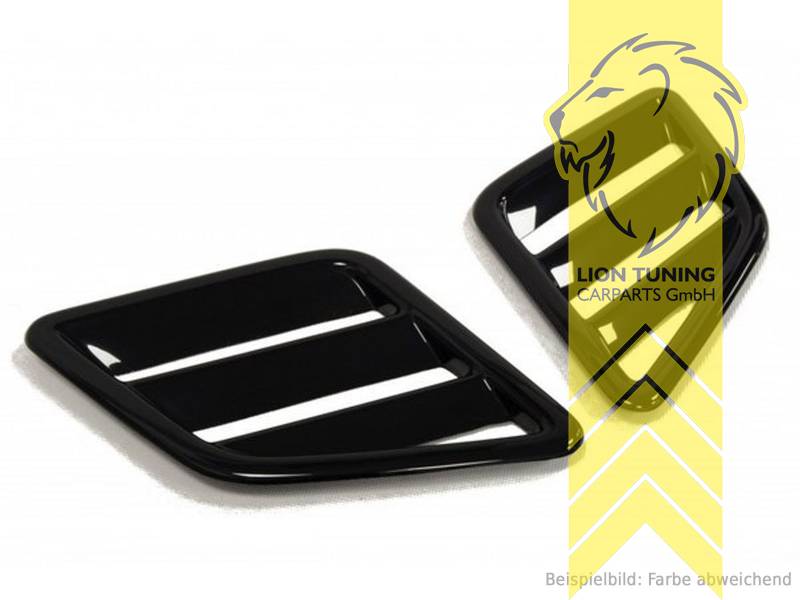 schwarz glänzend, universal einsetzbar, ABS Kunststoff, Eintragungsfrei / als Ersatzteil verwendbar