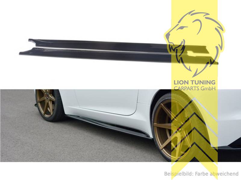 schwarz glänzend, ABS Kunststoff, Eintragungsfrei / mit ABE