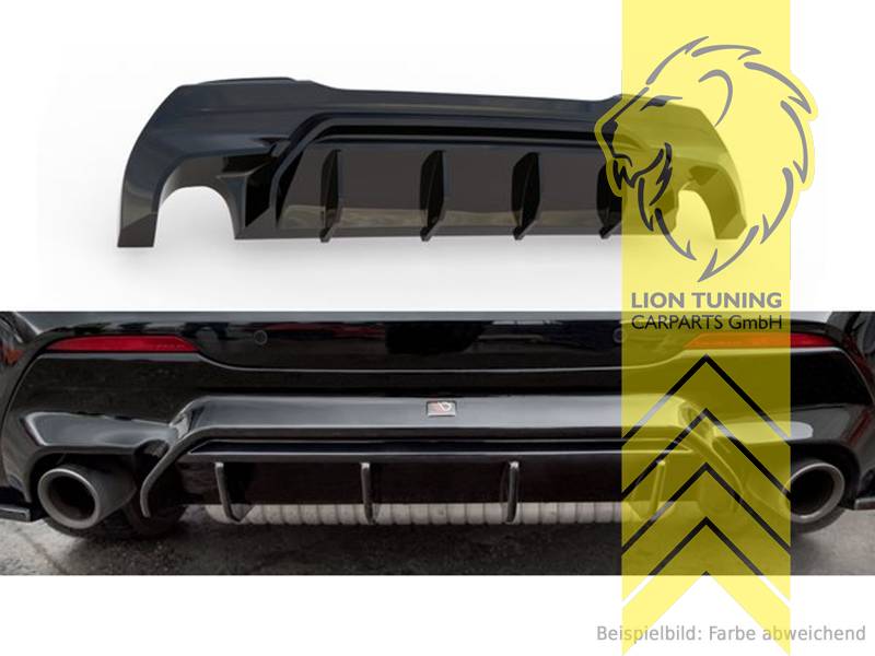 schwarz glänzend, nur passend für Fahrzeuge mit M-Paket, ABS Kunststoff, Eintragungsfrei / mit ABE