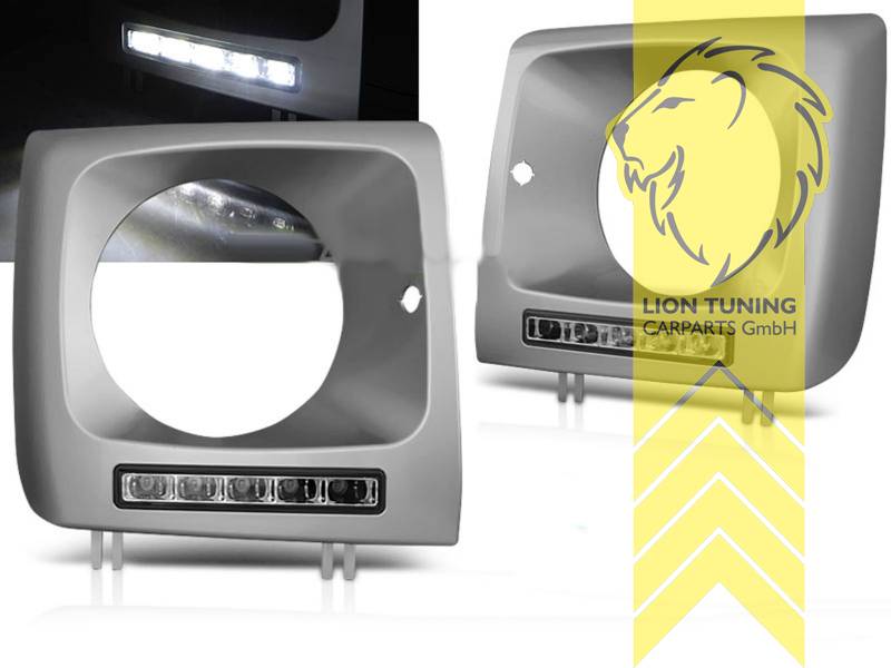 LED, silber, Eintragungsfrei / mit E-Prüfzeichen, Eintragungsfrei / mit R87 Zulassung als Tagfahrlicht