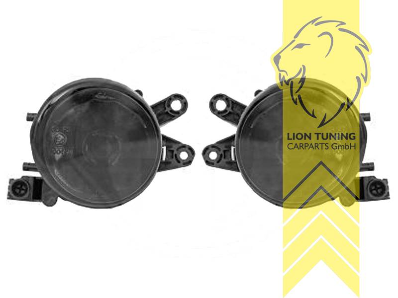 Liontuning - Tuningartikel für Ihr Auto  Lion Tuning Carparts GmbH  Nebelscheinwerfer für Audi A4 B6 Limousine Avant auch für S Line schwarz  smoke