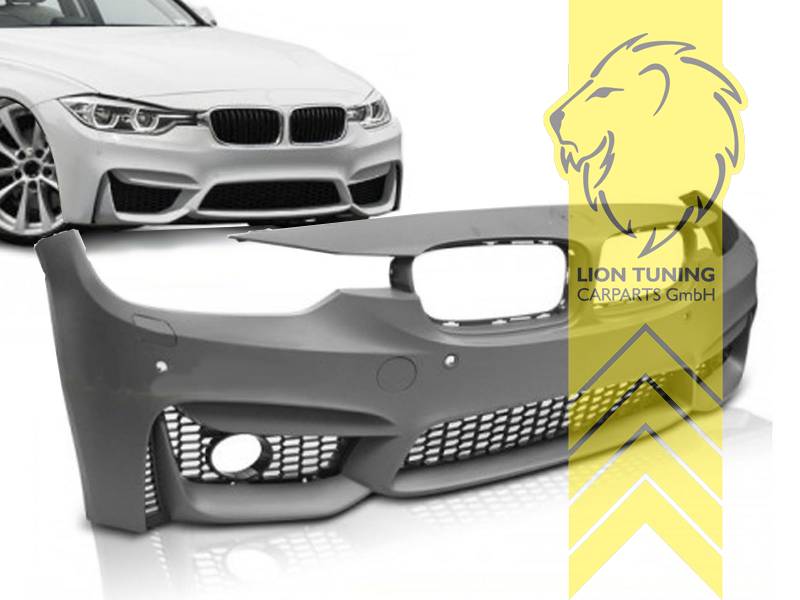 Liontuning - Tuningartikel für Ihr Auto  Lion Tuning Carparts GmbH  Frontstoßstange für BMW F30 Limousine F31 Touring Sport Optik 2 für SRA PDC