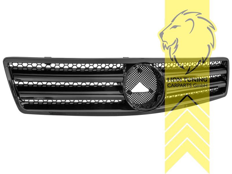 Original Mercedes Emblem wird übernommen, schwarz glänzend, ABS Kunststoff, Eintragungsfrei / als Ersatzteil verwendbar