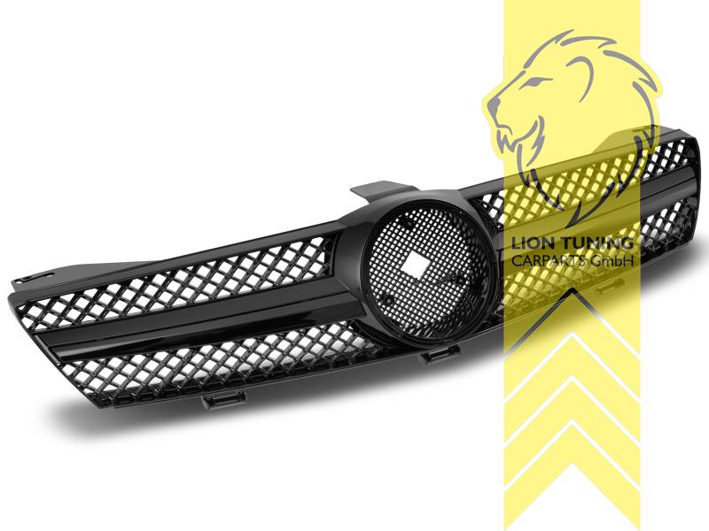 Original Mercedes Emblem wird übernommen, schwarz glänzend, ABS Kunststoff, Eintragungsfrei / als Ersatzteil verwendbar