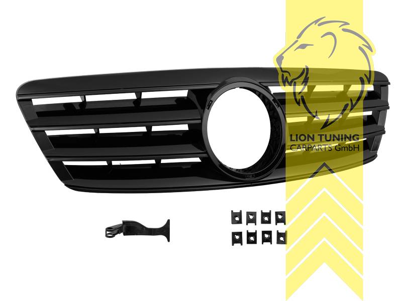 schwarz glänzend, ABS Kunststoff, A6388880086, Eintragungsfrei / als Ersatzteil verwendbar