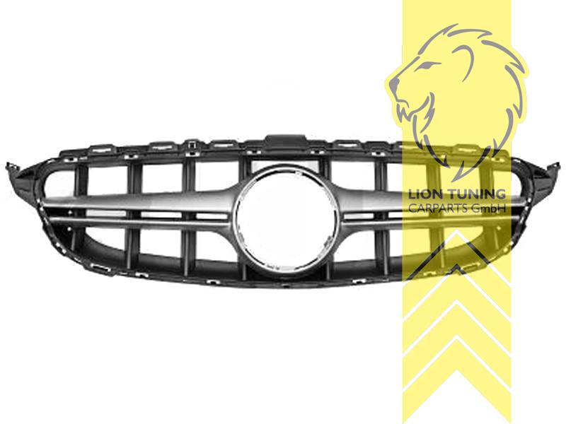 Original Mercedes Emblem wird übernommen, schwarz, chrom, ABS Kunststoff, Eintragungsfrei / als Ersatzteil verwendbar