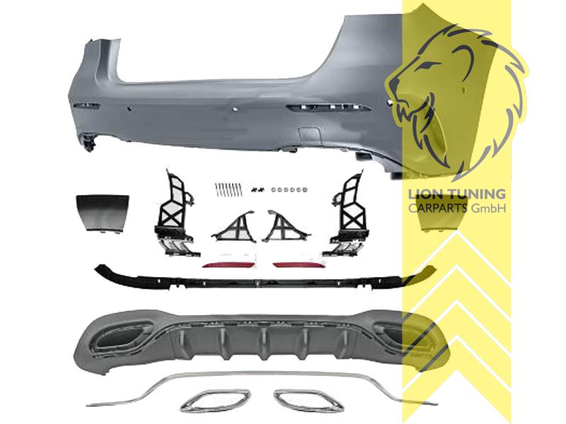 links und rechts, Ersatzteile von äquivalenter Qualität für die Besitzer des Fahrzeugs (entspr. EU-Verordnung 46/2010), PP Kunststoff, grundiert, für Fahrzeuge ohne PDC, Eintragungsfrei / mit ABE