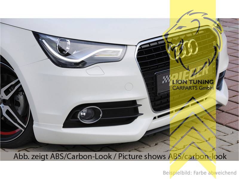 Liontuning - Tuningartikel für Ihr Auto  Lion Tuning Carparts GmbH Rieger  Frontspoiler Spoilerlippe Spoiler für Audi A1 8X