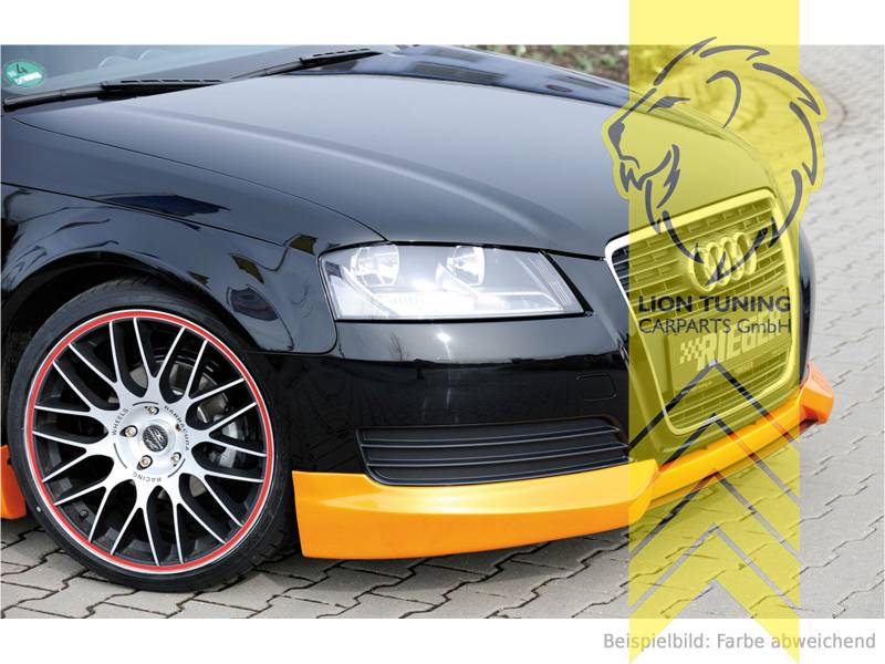 Liontuning - Tuningartikel für Ihr Auto  Lion Tuning Carparts GmbH Rieger  Frontspoiler Spoilerlippe Spoiler für Audi A3 8P