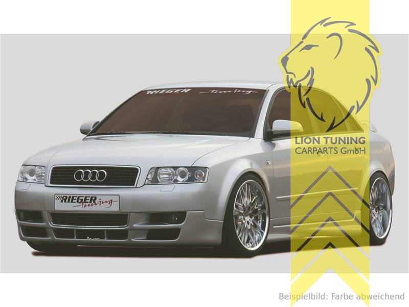 Liontuning - Tuningartikel für Ihr Auto  Lion Tuning Carparts GmbH Rieger  Frontspoiler Spoilerlippe Spoiler für Audi A4 8E B6 Limousine Avant