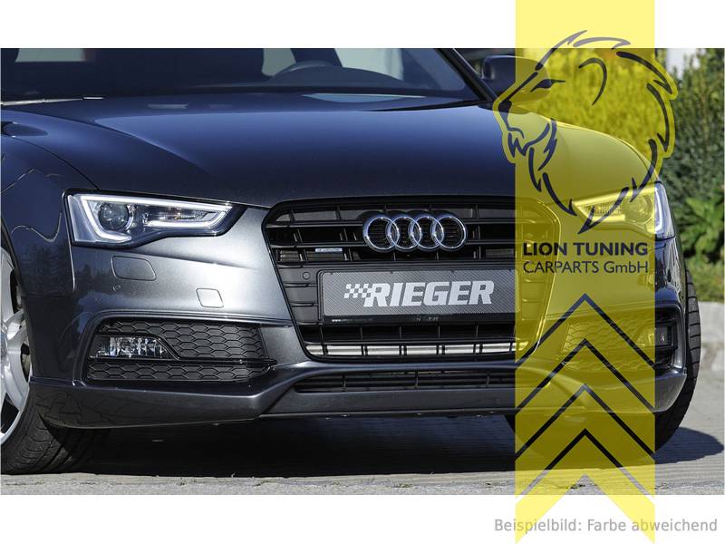 nur passend für Modelle mit S-Line, ABS Kunststoff, schwarz - lackierfähig, Eintragungsfrei / mit ABE